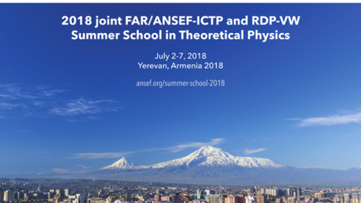 2018-JOINT-FAR-ANSEF-ICTP-and-RDP-VW-summer-school-in-theoretical-physics